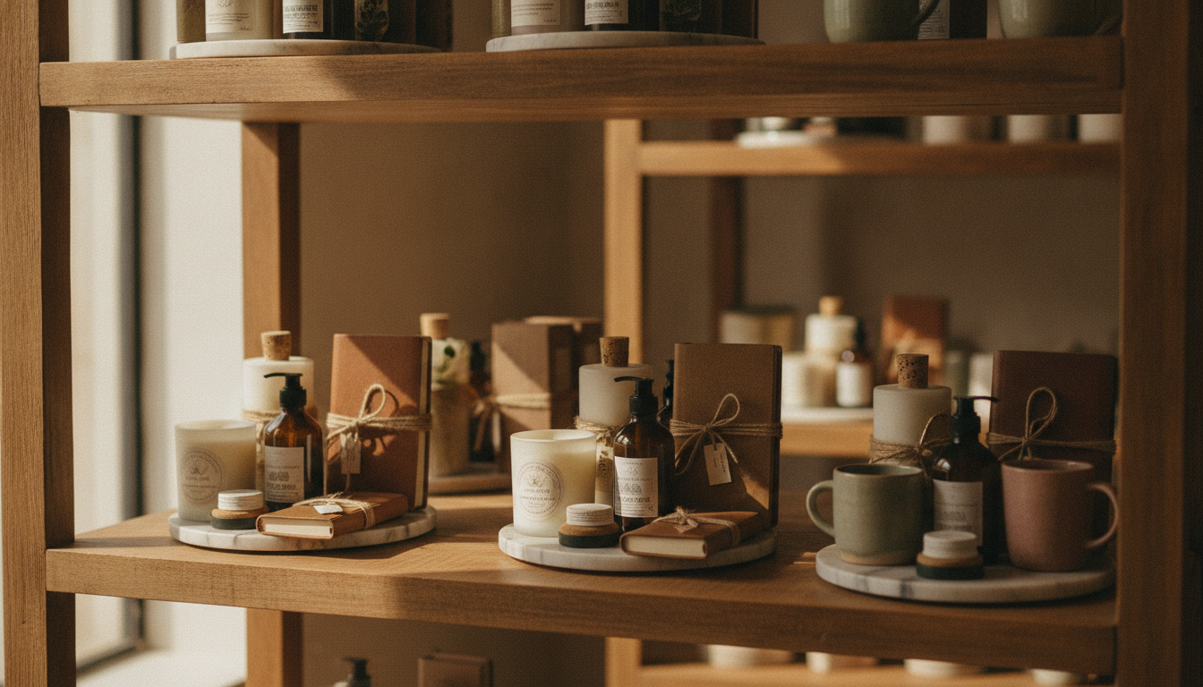 A retail shelf showing curated product bundles instead of discounted items