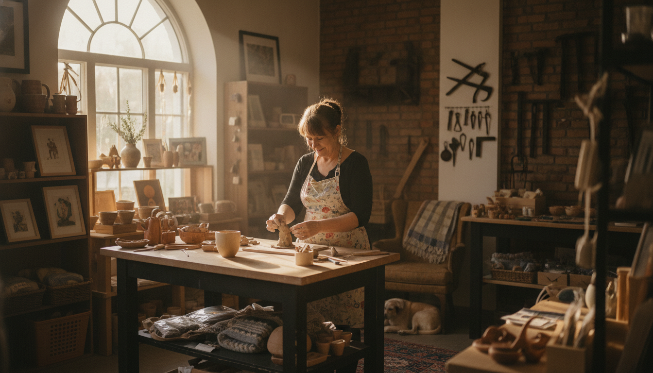 A hands-on owner running a characterful family business